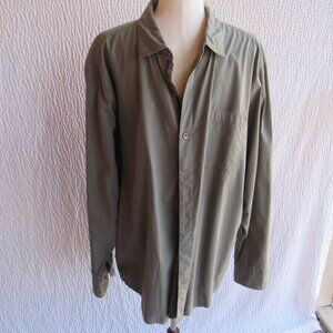 Tommy Bahama Men's Green Front Pocket Button Down Shirt XXL 2X
